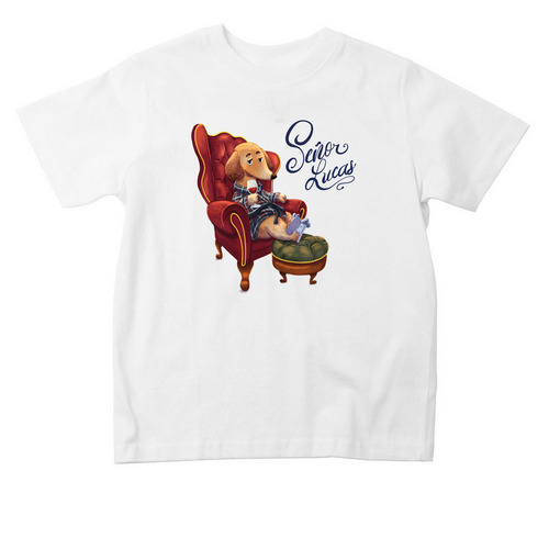 ?Se?or Lucas? Toddler T-Shirt, a White Toddler Tee