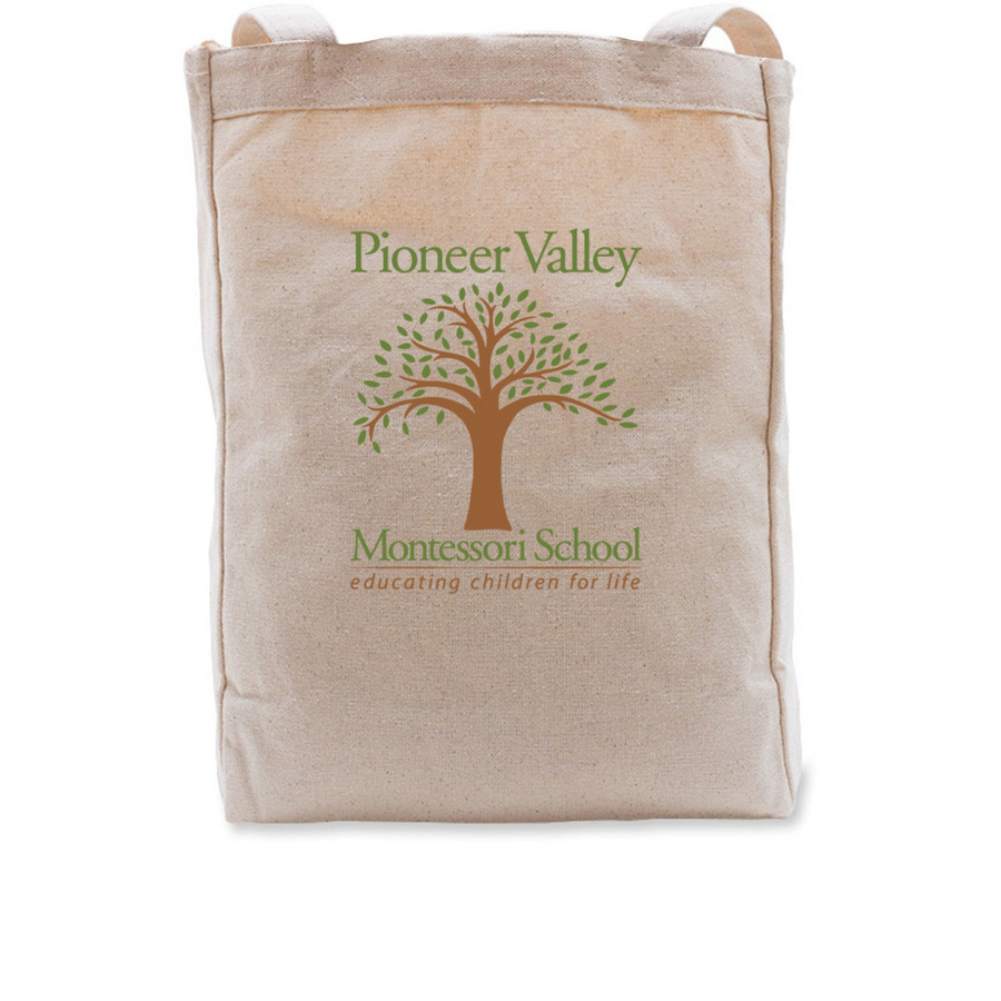 PVMS Earth Tote, a Natural Recycled Cotton Tote Bag