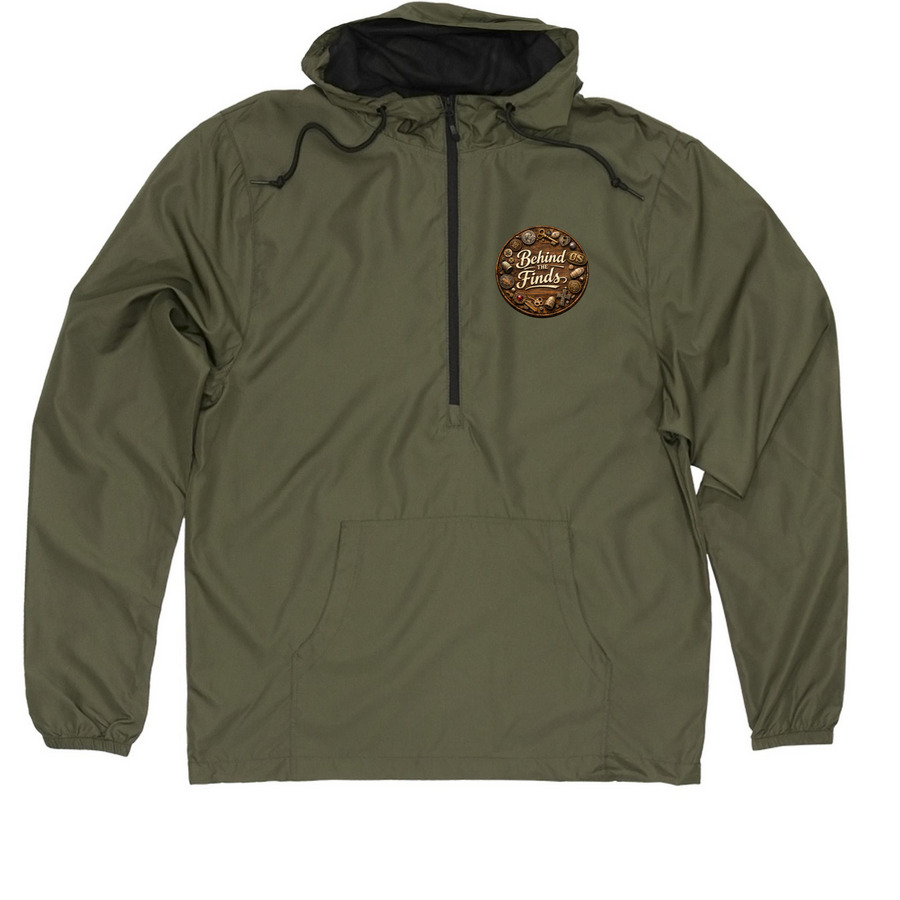 Behind The Finds Windbreaker, a Army Quarter-Zip Windbreaker