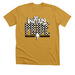 Bulldog PRIDE Checkered, a Heather Mustard Premium Unisex Tee