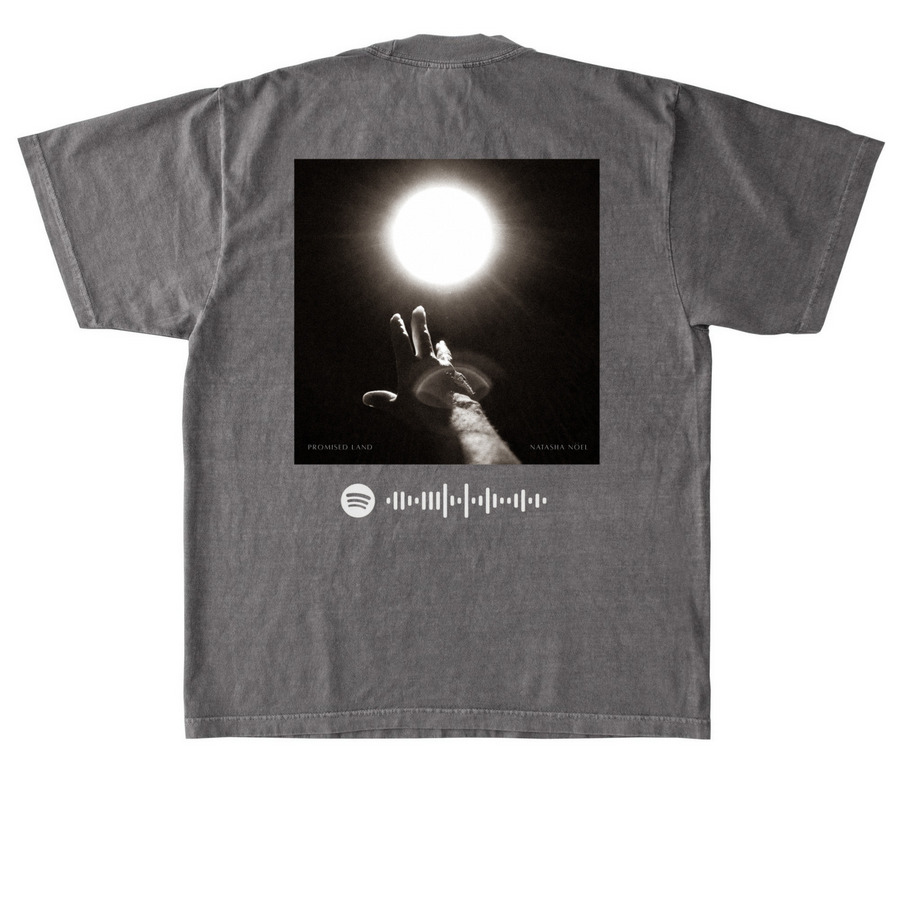 Promised Land Apparel, a Cement Heavyweight Garment Dye Tee (back-view)