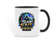 Team Exit logo edition cup, a Black Two-Tone Ceramic Mug