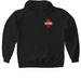 Defend. Zip Options!, a Black Gildan Softstyle Pullover Hoodie