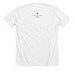 USA Field, a Solid White Blend Premium Unisex Tee (back-view)
