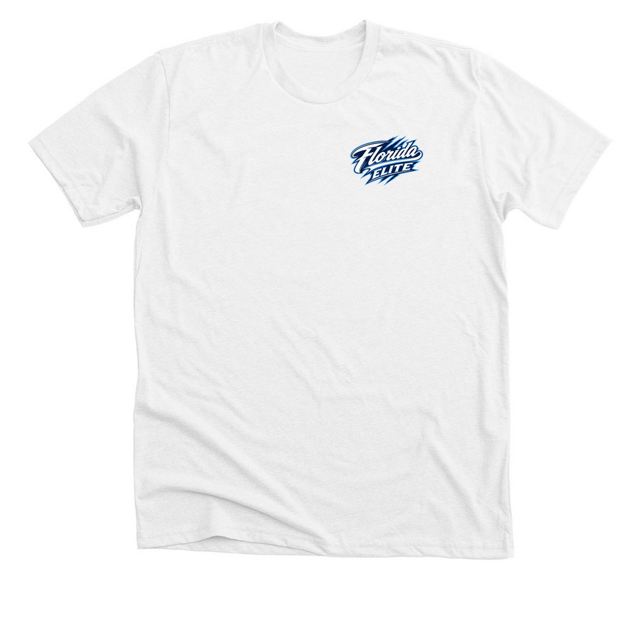 Florida Elite Gap - Light, a Solid White Blend Premium Unisex Tee