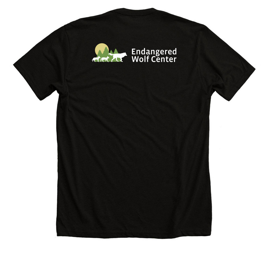 It's Howloween, a Solid Black Blend Premium Unisex Tee (back-view)