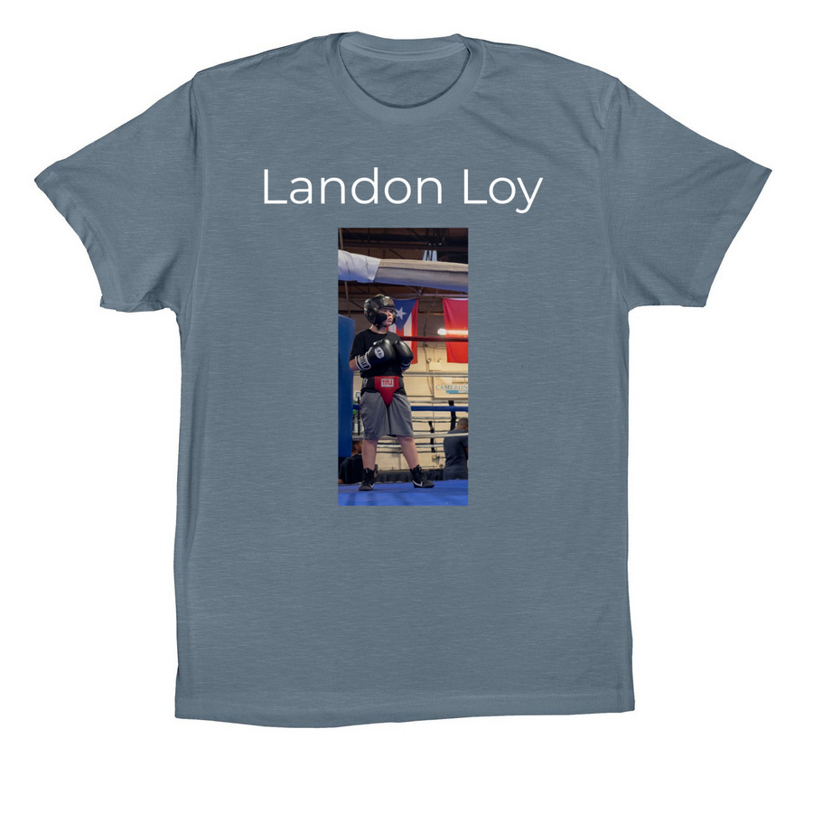 Landon Loy- Team shirts for breakthrough walk, a Slate Premium Cotton Tee