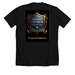 Autism Speaks, a Solid Black Blend Premium Unisex Tee (back-view)