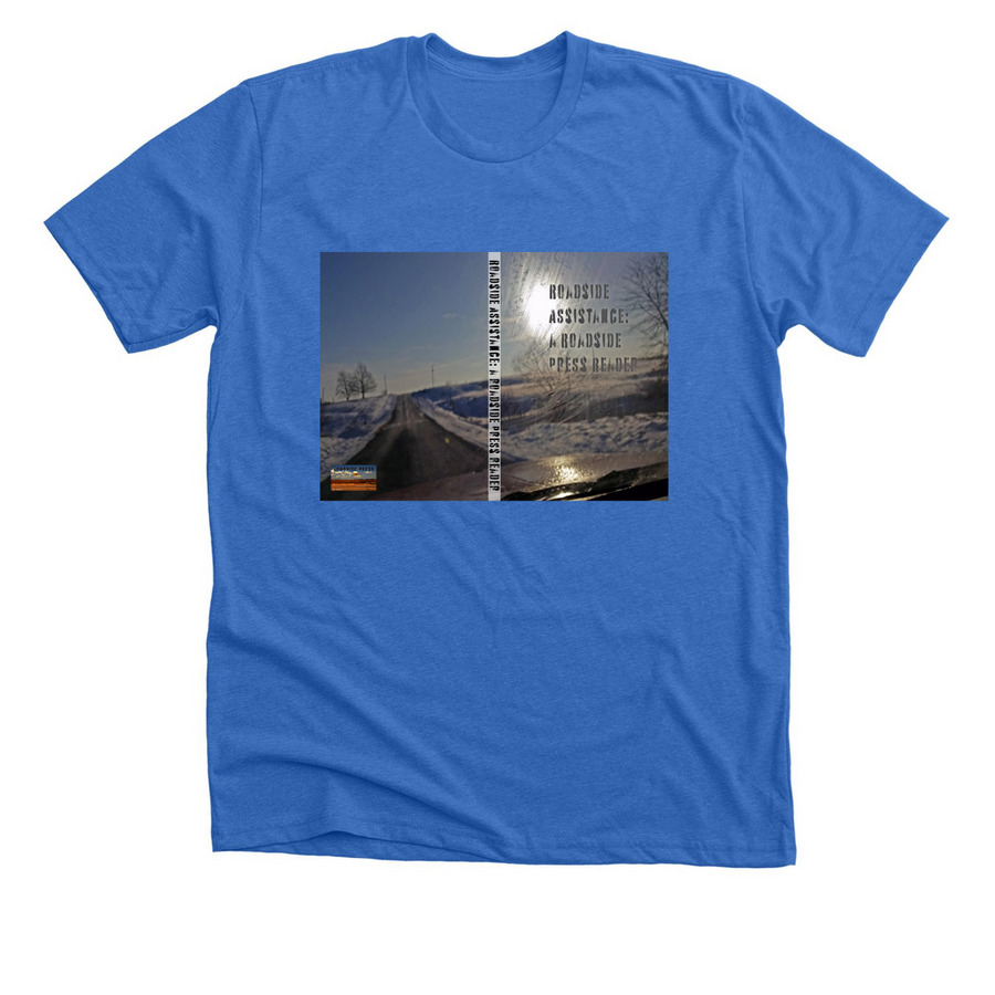 Roadside Assistance, a Heather True Royal Premium Unisex Tee