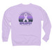 I wear purple for Epilepsy Awareness, a Lavender Midweight Crewneck Sweatshirt