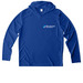 Team Minuteman 5K Goal Crusher Gear, a True Royal UV Performance Long Sleeve Hoodie