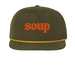 soup hat for your soup head, a Loden/ Amber Gold Printed Umpqua Snapback Cap