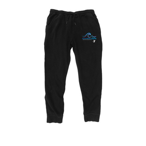 Rapids Pants, a Black Midweight Fleece Joggers