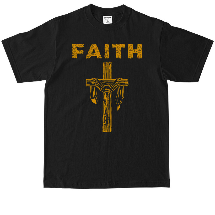 Mustard Seed Faith, a Black Max Heavyweight Tee