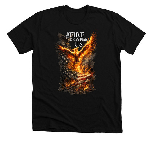 Phoenix - America 250, a Solid Black Blend Premium Unisex Tee