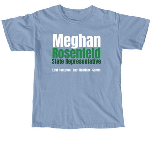 Meghan for the 34th, a Washed Denim Comfort Colors Unisex Tee