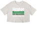 Meghan for the 34th, a Vintage White Women?s Cropped Cotton Tee
