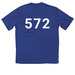Troop 572 Athletic Shirts, a True Royal Classic Performance Tee (back-view)