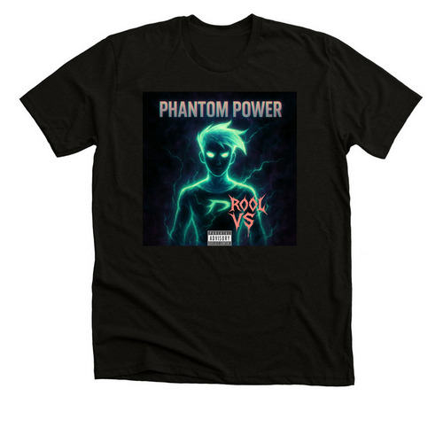 Phantom Power Tee ? Limited Edition Drop, a Solid Black Blend Premium Unisex Tee