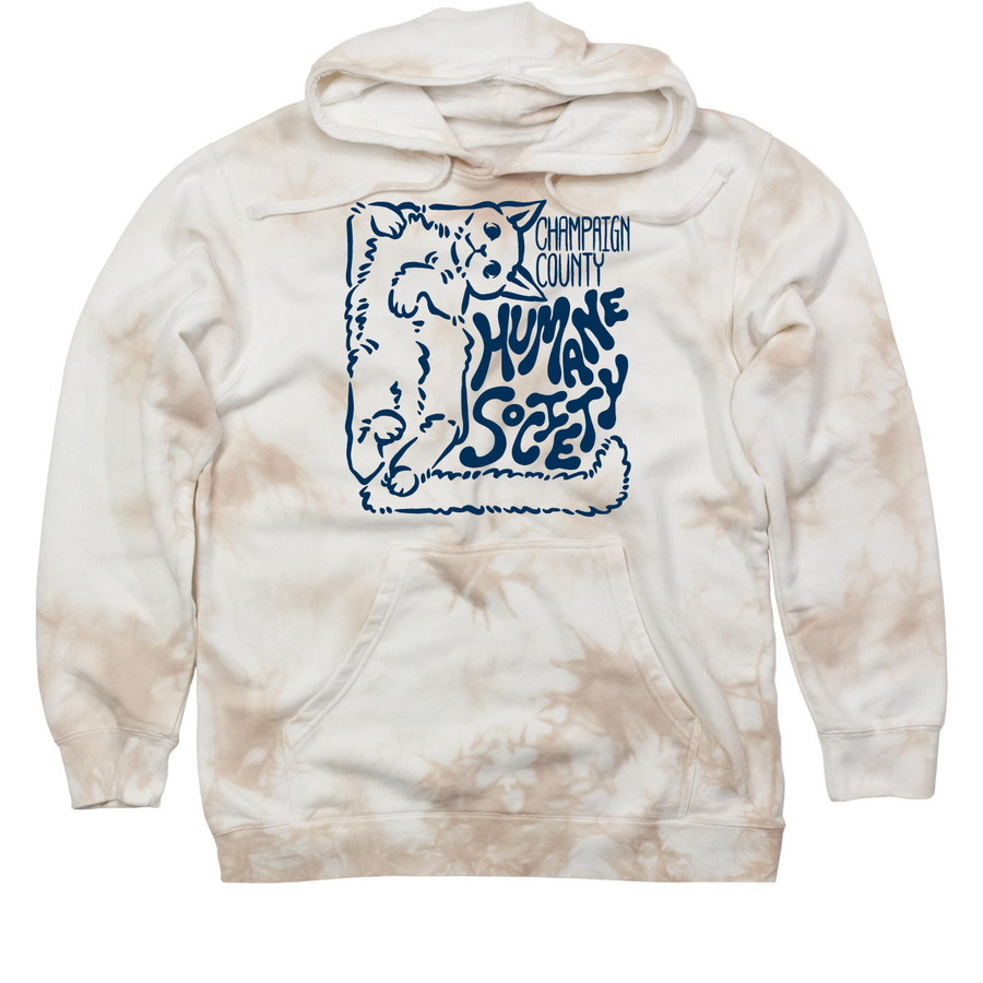 Cat Lover's Tie-Dye - Summer 2026 Exclusive, a Dusty Pink Tie Dyed Pullover Hoodie