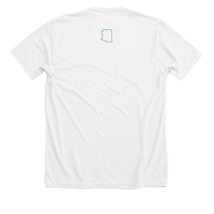 ACP Arizona - Tee, a Solid White Blend Premium Unisex Tee (back-view)