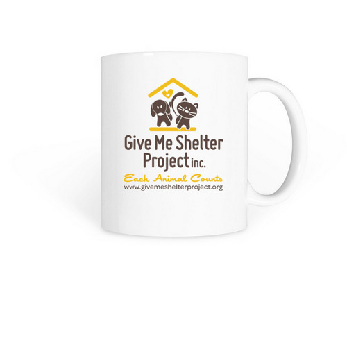 Give Me Shelter Mug Campaign, a White Coffee Mug