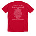Zoey's Heavenly Heart Warriors, a Solid Red Blend Premium Unisex Tee (back-view)