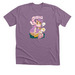 Frenchy French Honeybelle, a Heather Purple Premium Unisex Tee