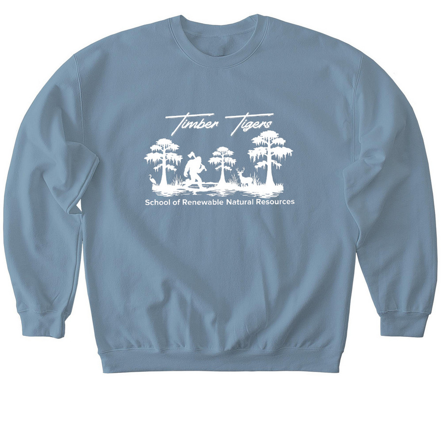 Timber Tigers sweatshirt, a Stone Blue Softstyle Crewneck Sweatshirt