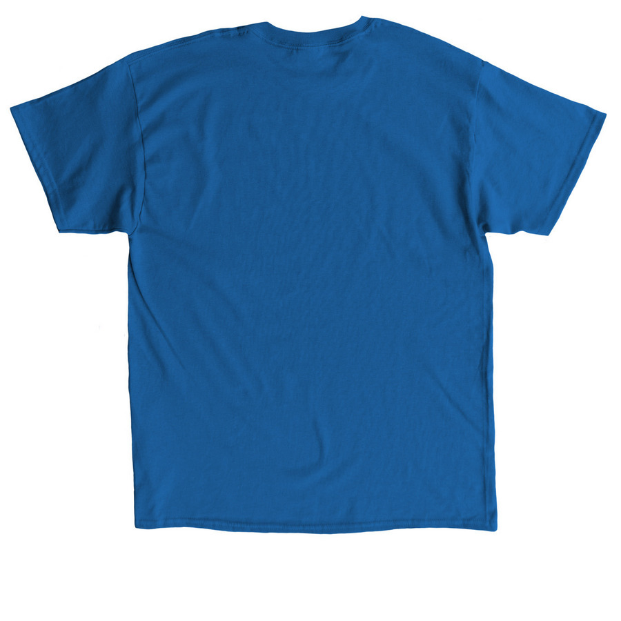 Home of the Wolves Tees + Hoodies, a Royal Classic Unisex Tee (back-view)