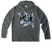 Alive Sun Shirts, a Dark Smoke Grey UV Performance Long Sleeve Hoodie