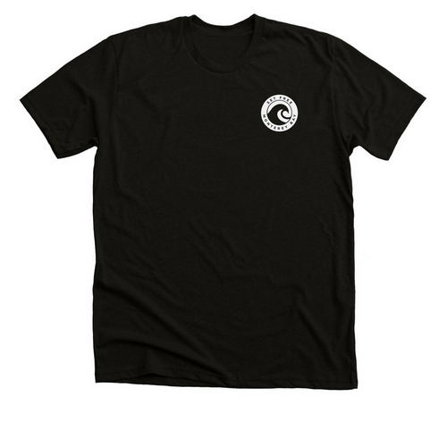 Set Free Monterey Bay, a Solid Black Blend Premium Unisex Tee