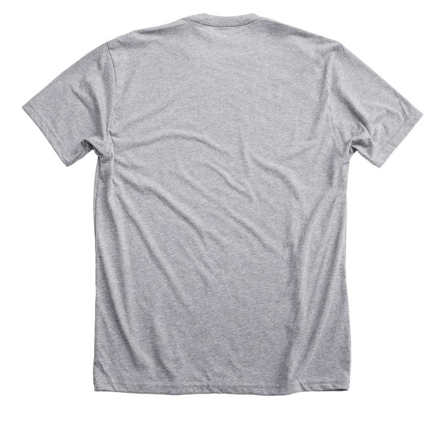 Hope, a Athletic Heather Premium Unisex Tee (back-view)
