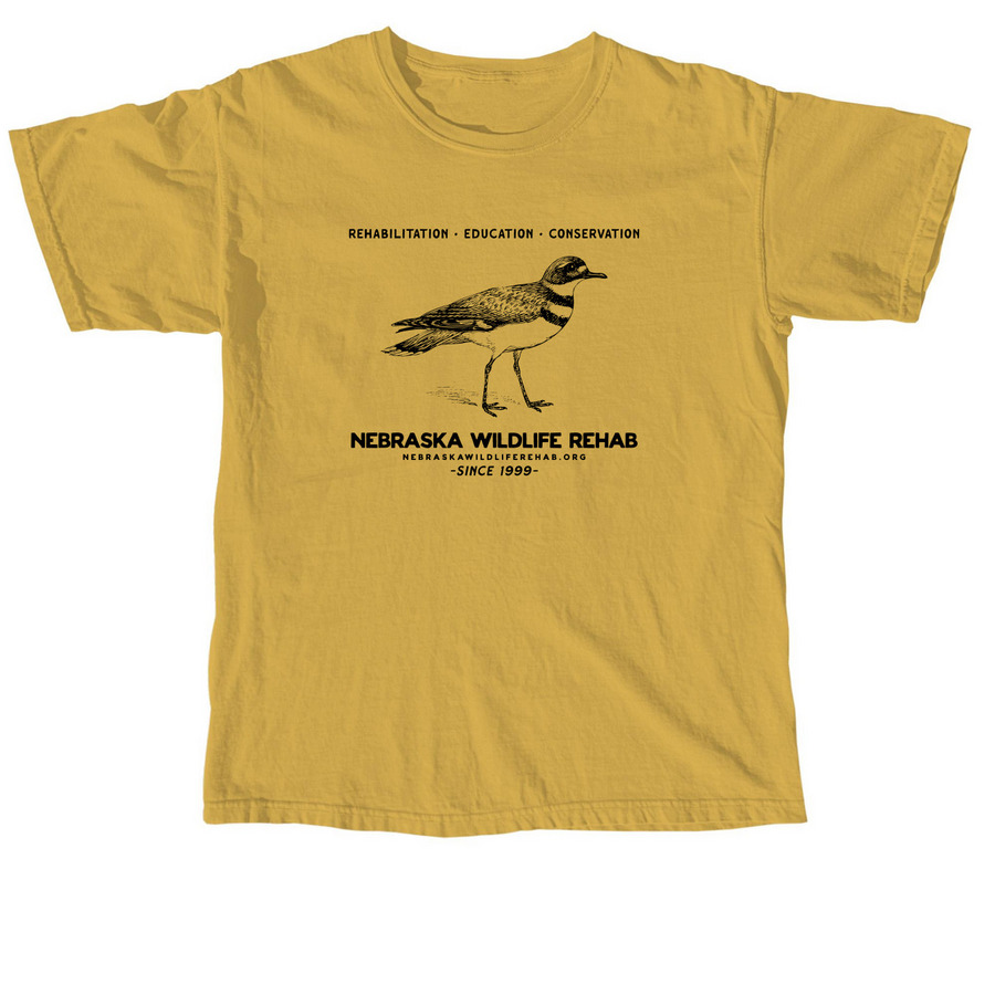 Support Wild Birds, a Mustard Comfort Colors Unisex Tee