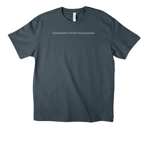 Generations Church Young Adults, a Vintage Navy Unisex Heavyweight Tee