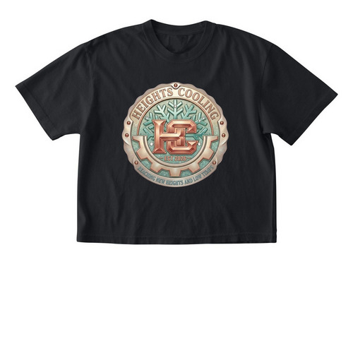 Heights Cooling Life's a Beach collection&nbsp;, a Black Comfort Colors Boxy Tee
