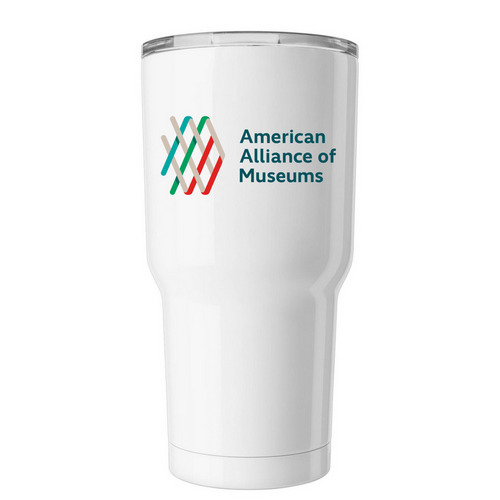 Coffee Tumbler, a White Insulated Tumbler