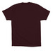 Slow, Wholehearted Agriculture., a Oxblood Black Premium Cotton Tee (back-view)
