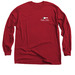 RPH Fall Layers Collection | Front Logo Only, a Cardinal Red Classic Long Sleeve Tee