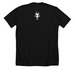 Messy Is My Polished 2.0, a Solid Black Blend Premium Unisex Tee (back-view)