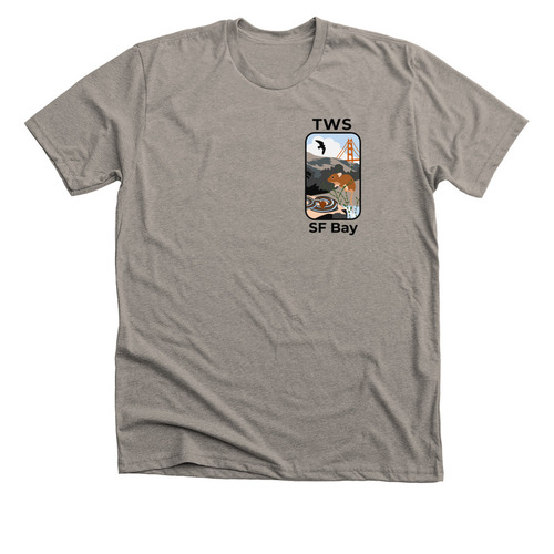 TWS SF Bay Chapter, a Heather Stone Premium Unisex Tee