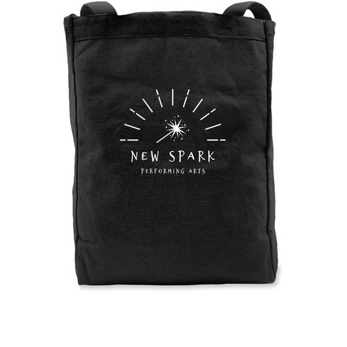 NSPA Tote Bages, a Black Recycled Cotton Tote Bag