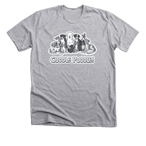 Cuddle Puddle! (2025 Design), a Athletic Heather Premium Unisex Tee