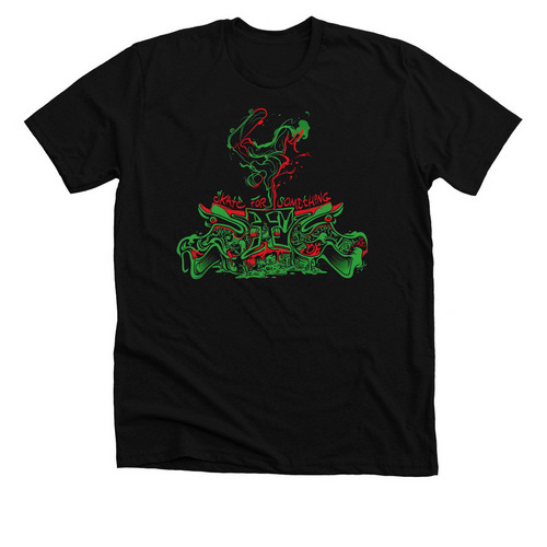 SfS Acid Drop Logo&nbsp;, a Solid Black Blend Premium Unisex Tee