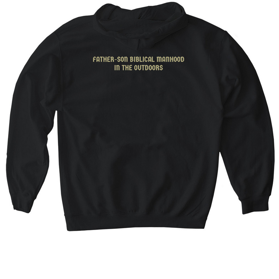 Sweatshirts - Black, a Black Gildan Softstyle Pullover Hoodie (back-view)