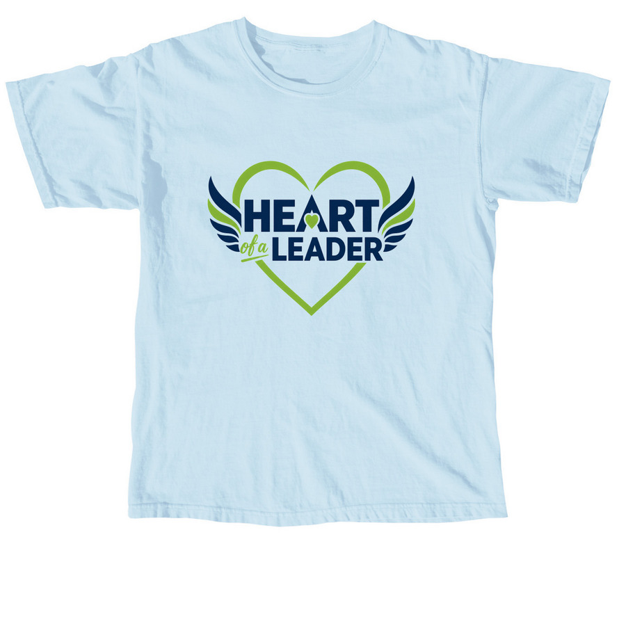 ADULT Heart of a Leader, a Chambray Comfort Colors Unisex Tee