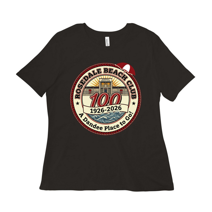 Centennial for Women, a Black Women?s Relaxed Cotton Tee