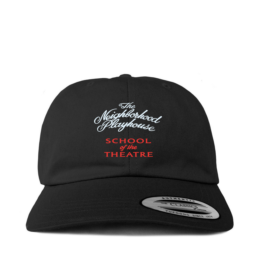 Neighborhood Playhouse Vintage Logo Hat, a Black Printed Classic Baseball Cap