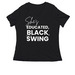 She's Educated, a Black Women's Relaxed V-Neck Tee