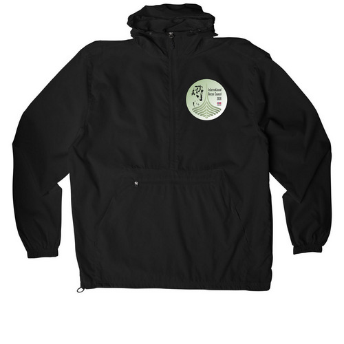 IBC 2026 Anorak, a Black Packable Anorak
